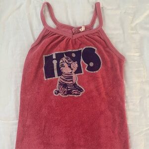 HYSTERIC GLAMOUR TERRY CLOTH TANK